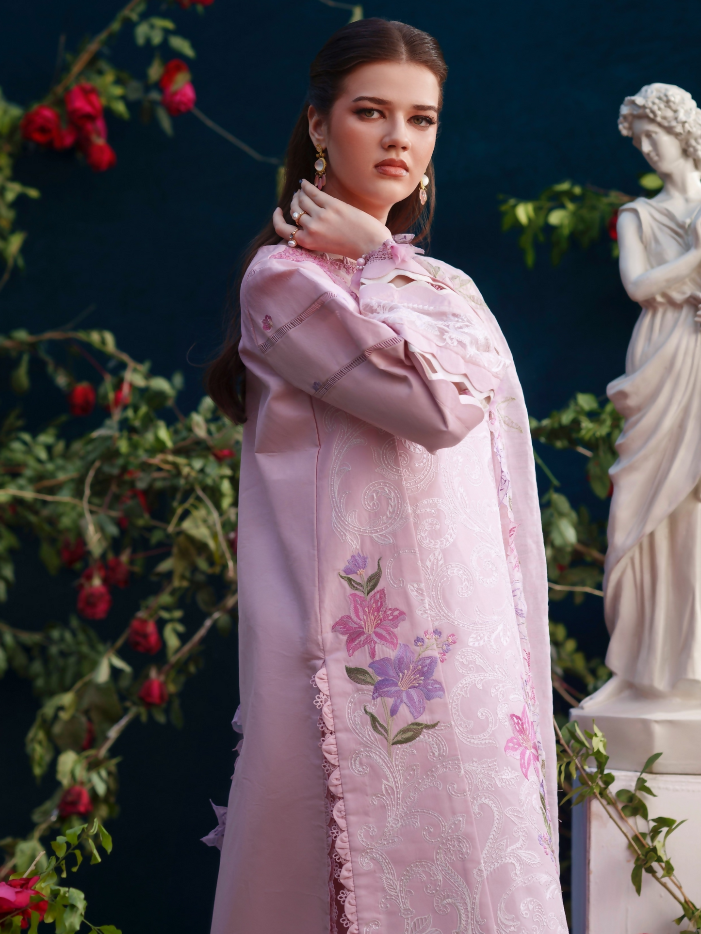Parishay Summer Queen Lawn Embroidered Unstitched 3-Piece Suit-SQ-14