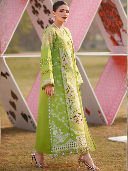 Parishay Summer Queen Lawn Embroidered Unstitched 3-Piece Suit-SQ-03