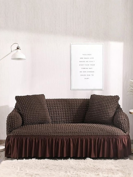 Elegant Bedding Persian Style Jersey Bubble Sofa Cover