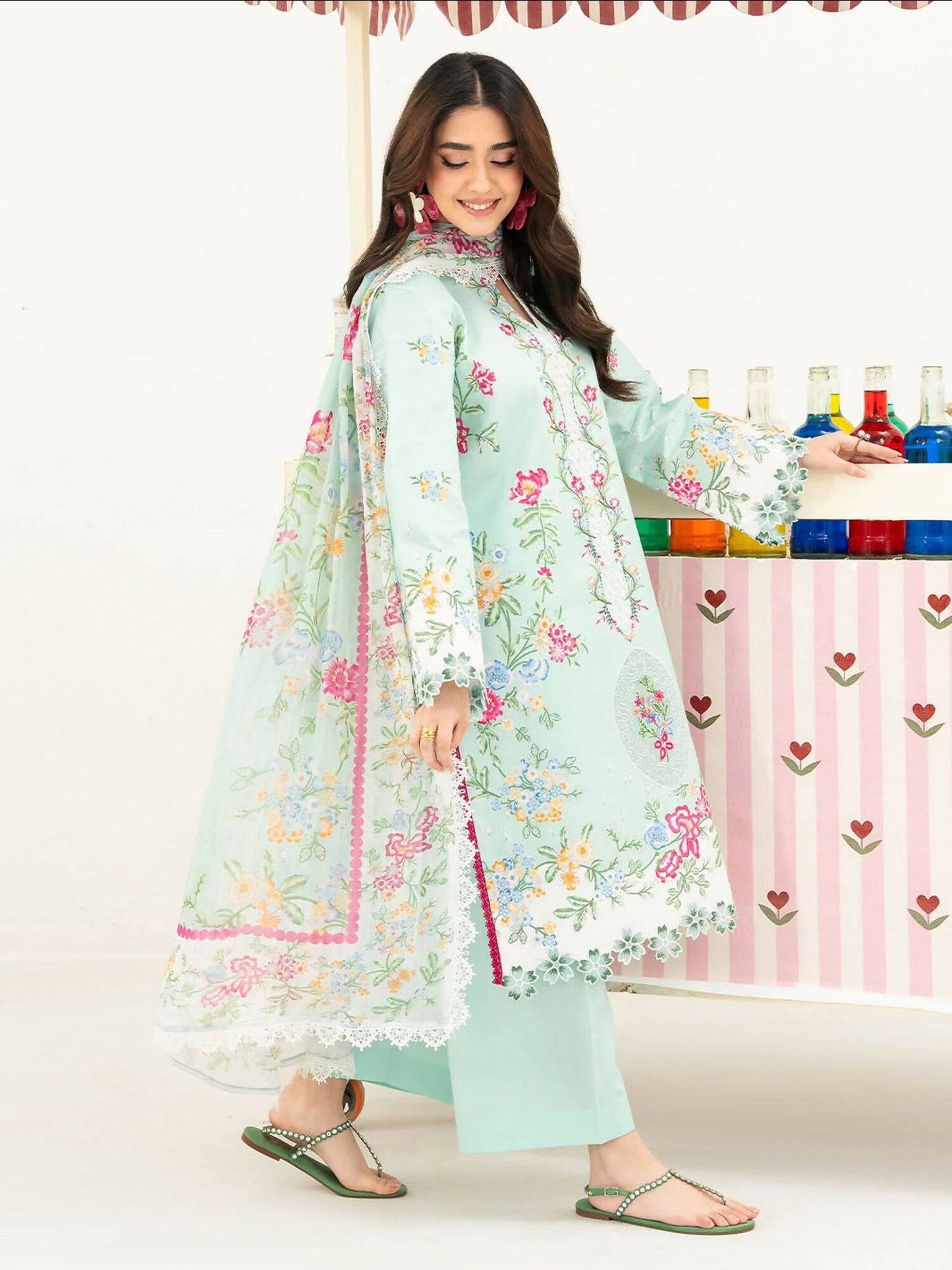 Mahnur Anaya Lawn Vol-1 Embroidered Stitched 3-Piece Suit-ANA-011