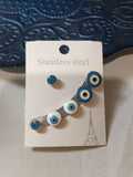 Joyels Stainless Steel Evil Eye Earcuff Set