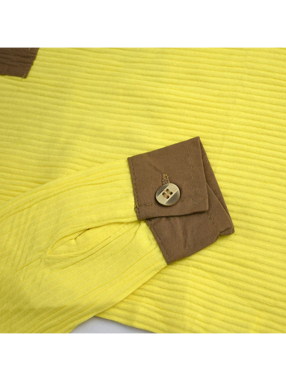 Funky's Plain HJBZ Contrast Collar Shirt-13657