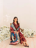 Panache Apparel Linen Embroidered Stitched Suit-Fluer