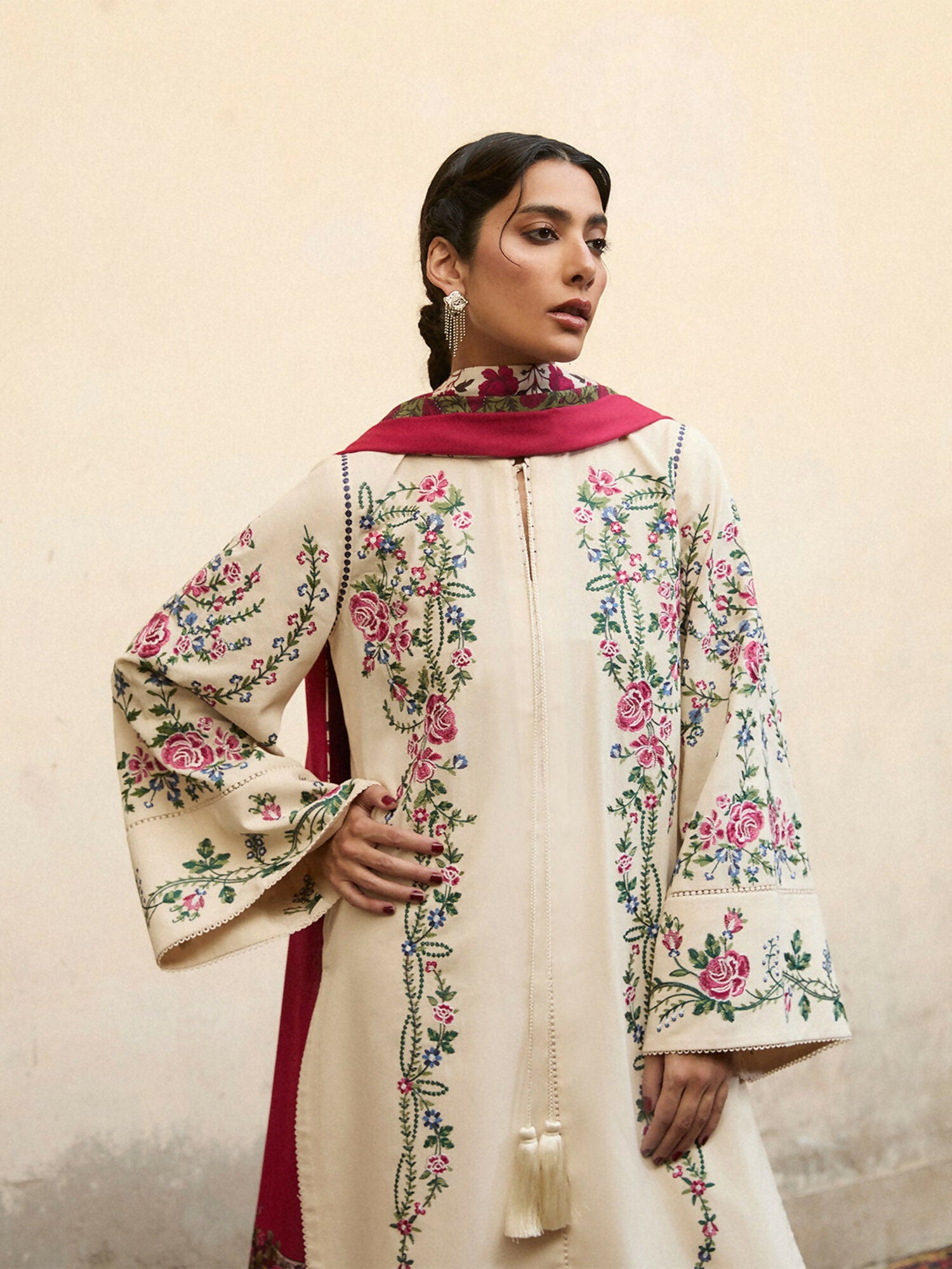 Jugnu by Hussain Rehar Karandi AW 25 - Edit III Embroidered Unstitched 3-Piece Suit-Zura