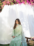 Mint Green Panache Apparel Karandi Embroidered Stitched Suit-Ornate