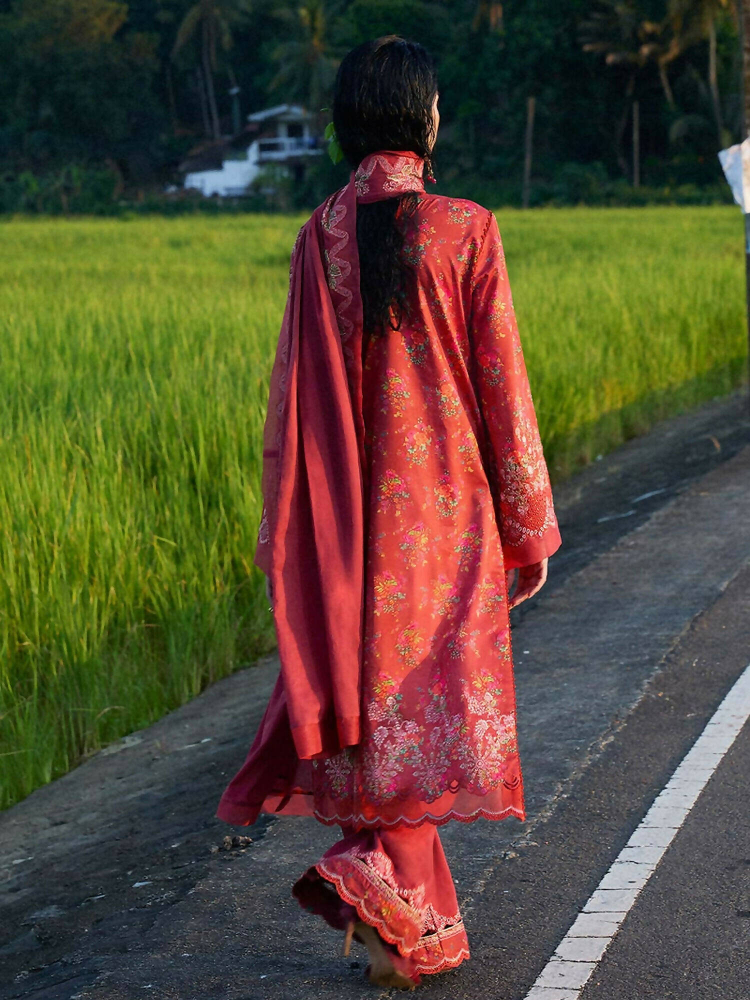 Hussain Rehar Pret SS'25 Lawn Printed Stitched 3-Piece Suit-Nahla