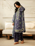 Mahnur Leila Lawn'26 Embroidered Unstitched 3-Piece Suit-L-09