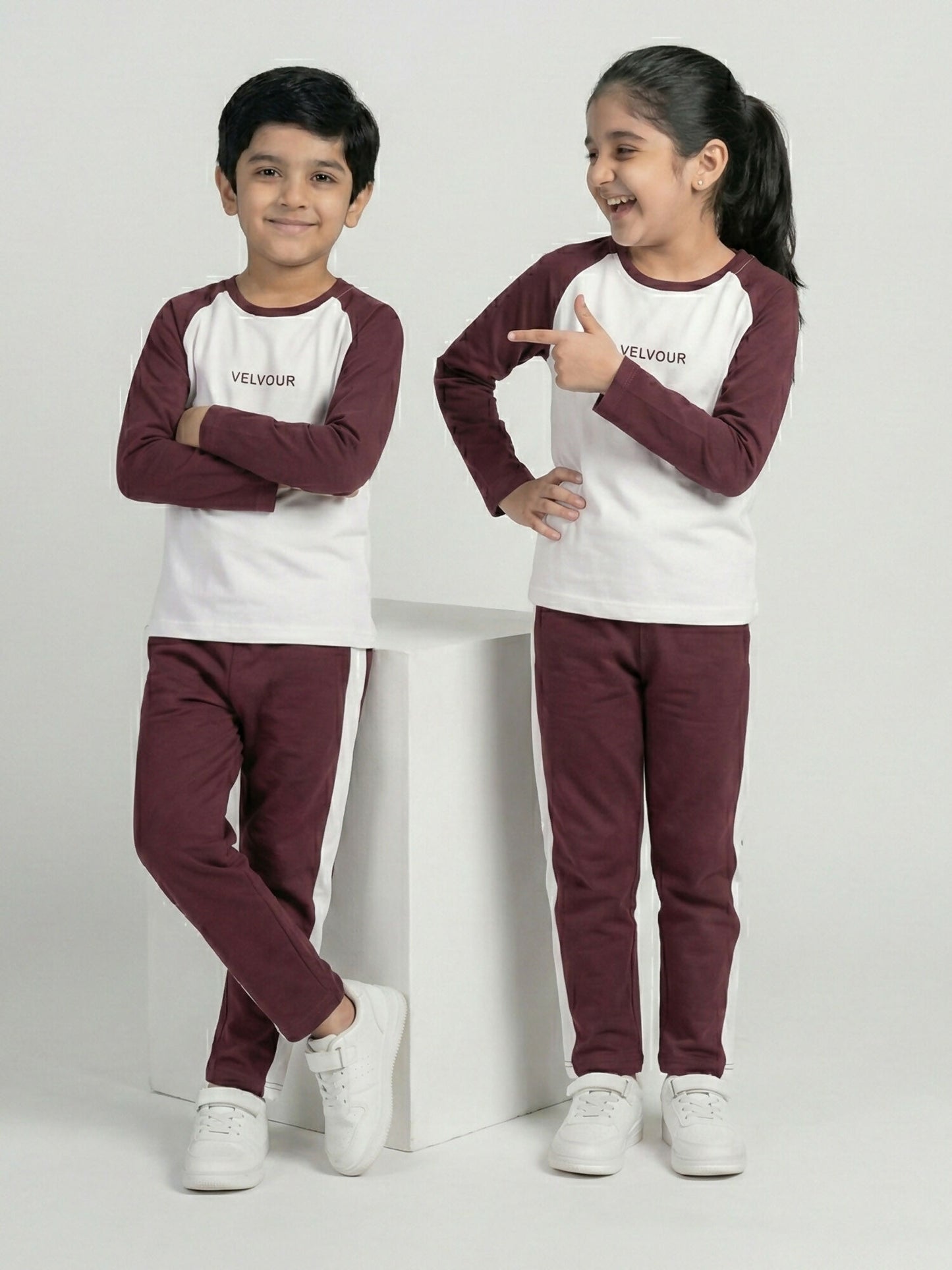 Velvour Polyathletic Fleece Tracksuit-VWT53-B