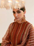 Hussain Rehar Chamak Damak Raw Silk Embellished Stitched 3-Piece Suit-Lesk