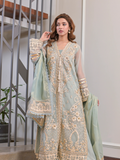 Farooq Hameed Studio Eid Collection'24 Organza Embroidered Stitched 3-Piece Suit-Mahira