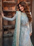 Binilyas Sona Gachi Formals Organza Embroidered Unstitched 3-Piece Suit-D-602