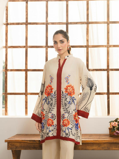 Panache Apparel Florise Lawn Printed Co-Ord Set-Rosyne