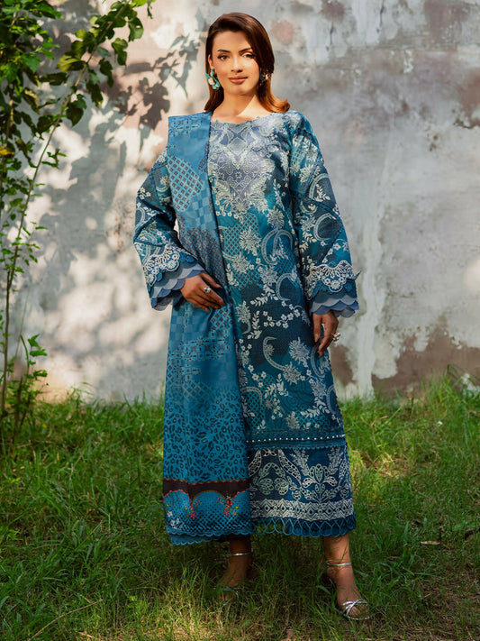 Parishay Rang e Sarma Khaddar Embroidered Unstitched 3-Piece Suit-SAR-01