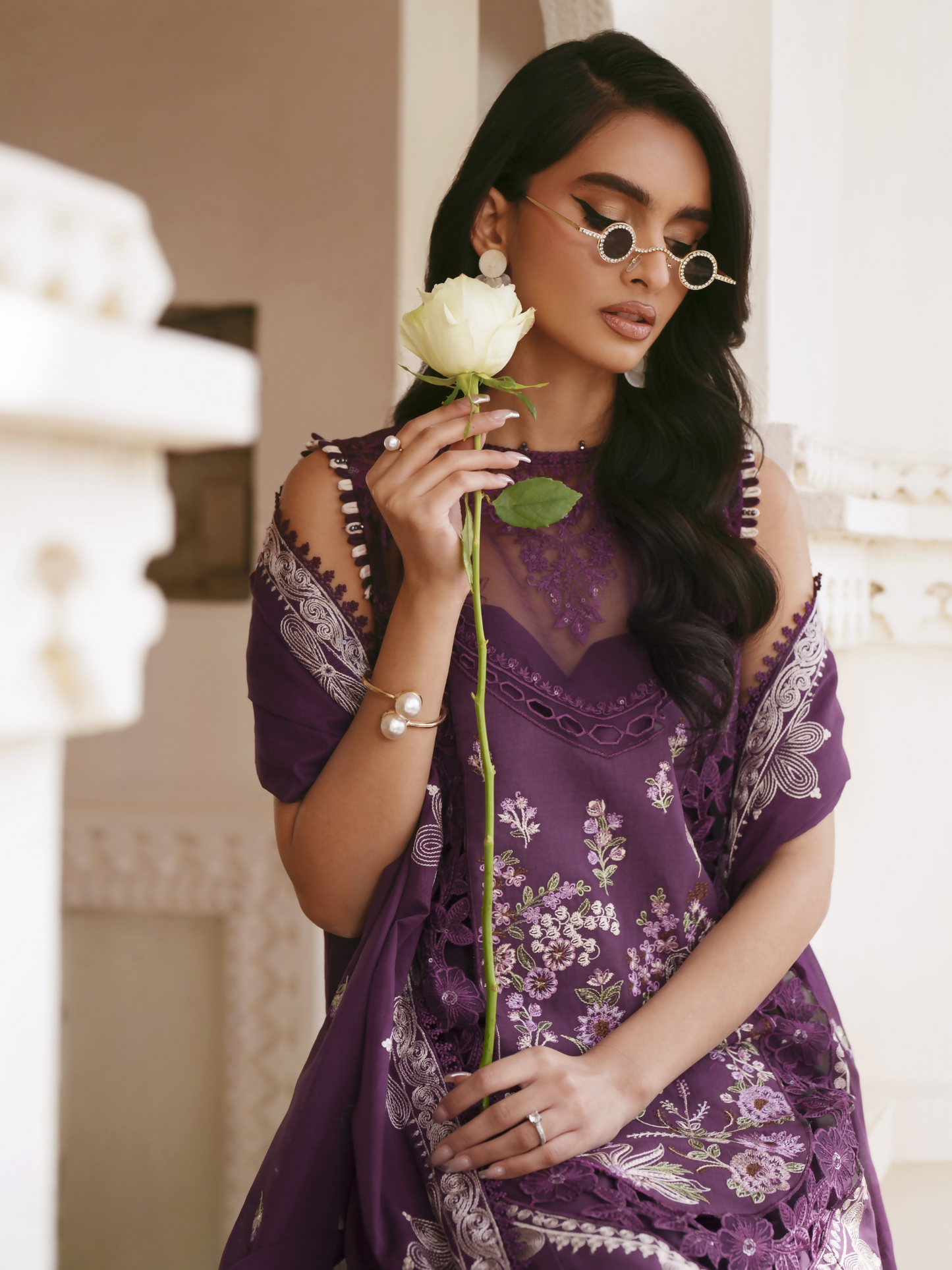 Parishay Shangrila Lawn Embroidered Unstitched 3-Piece Suit-SLA-15