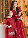 Panache Apparel Noore Eid Edit Sheesha Silk Embroidered Stitched Suit-Lumi