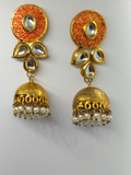 H&A Jewellery Oxidized Brass Handmade Jhumka