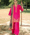 Hemstitch Lawn Embroidered Stitched 3-Piece Suit-Blush Petal
