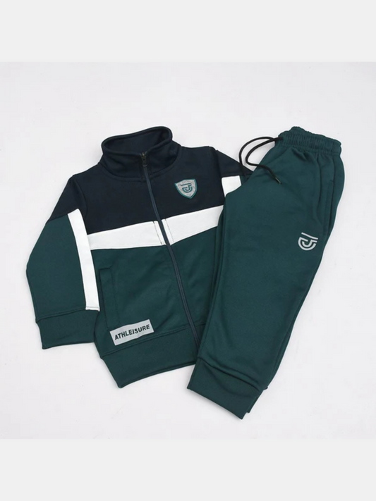Jupiter Embroidered Logo Panel Athletic Track Pair-13092