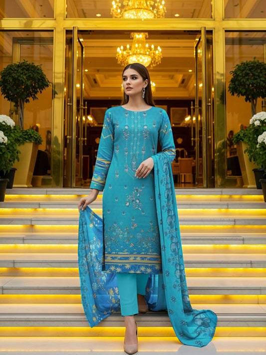 Grace & Style Dhanak Embroidered Unstitched 3-Piece Suit-03