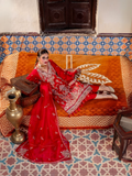 Fatima Hussain Lawn Embroidered Unstitched 3-Piece Suit-Leila