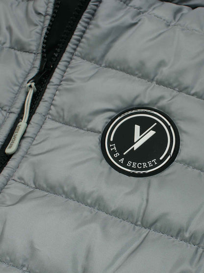 Velvour Full Sleeves Hooded Puffer Jacket-VJ63-B