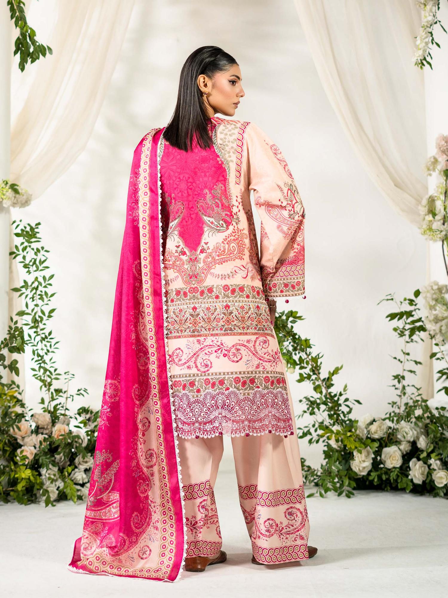 Rabazka Lawn Embroidered Unstitched 3-Piece Suit-WUS-PELW-3PCS-S26-06