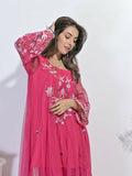 Ruby's Couture Festive Fall'25 Net Embellished Stitched 3-Piece Suit-Naza