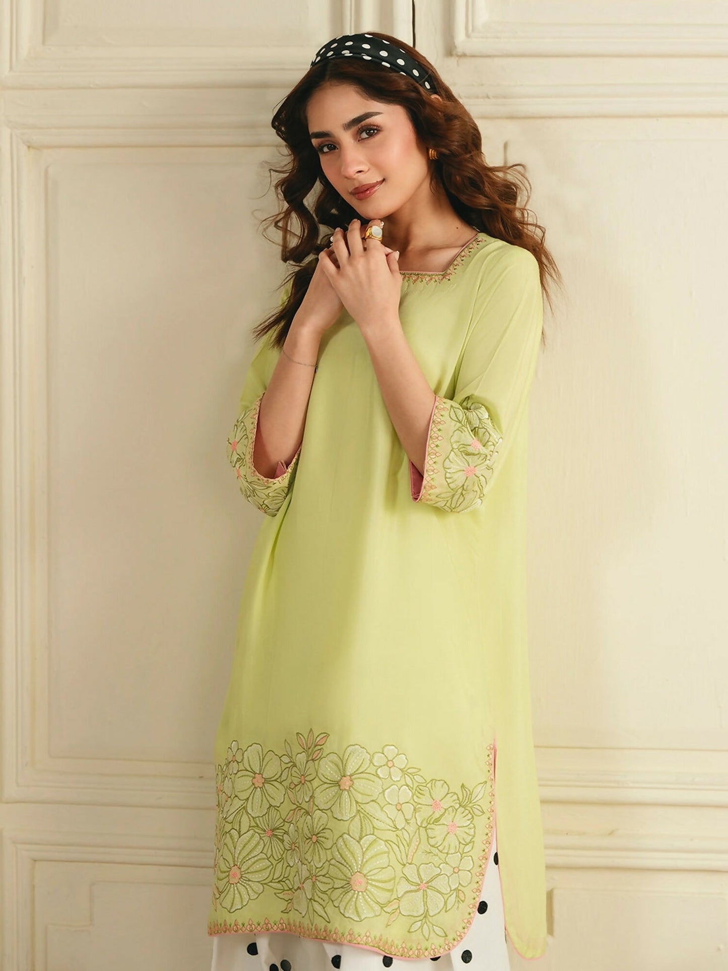 Mannat Clothing Boho Summer'26 Cotton Embroidered Stitched Suit-Petaline