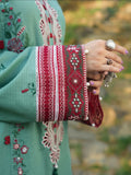 Hemstitch Lawn Embroidered Stitched 3-Piece Suit-Jade