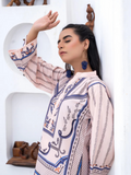 MH Cloth House Soft Khaddar Printed Stitched 2-Piece Suit-Zyra