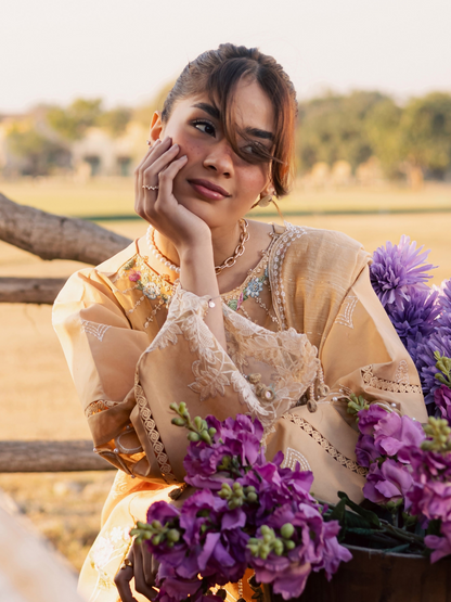 Parishay Summer Queen Vol 2 Lawn Embroidered Unstitched 3-Piece Suit-SQU-08