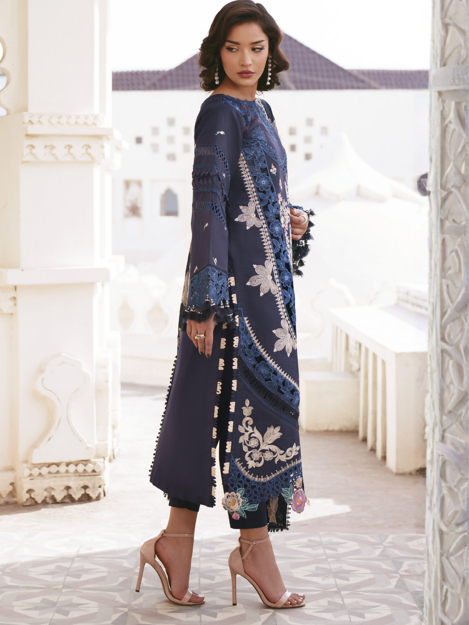 Parishay Shangrila Lawn Embroidered Unstitched 3-Piece Suit-SLA-01