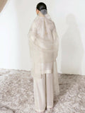 Hussain Rehar Basic Not Basic 2 Raw Silk Embellished Stitched 3-Piece Suit-Conifer