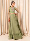 Allure By IH Luxe Formals Organza Embellished Lehenga-Molly