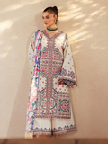 Binilyas Mehroze Luxury Lawn Embroidered Unstitched 3-Piece Suit-92 - A