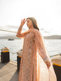 Farooq Hameed Studio EiD Collection'26 Pure Organzat Embroidered Stitched 3-Piece Suit-Zarnab