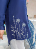 Velvour Girls Cotton Embroidered Stitched Tunic-VG121-B