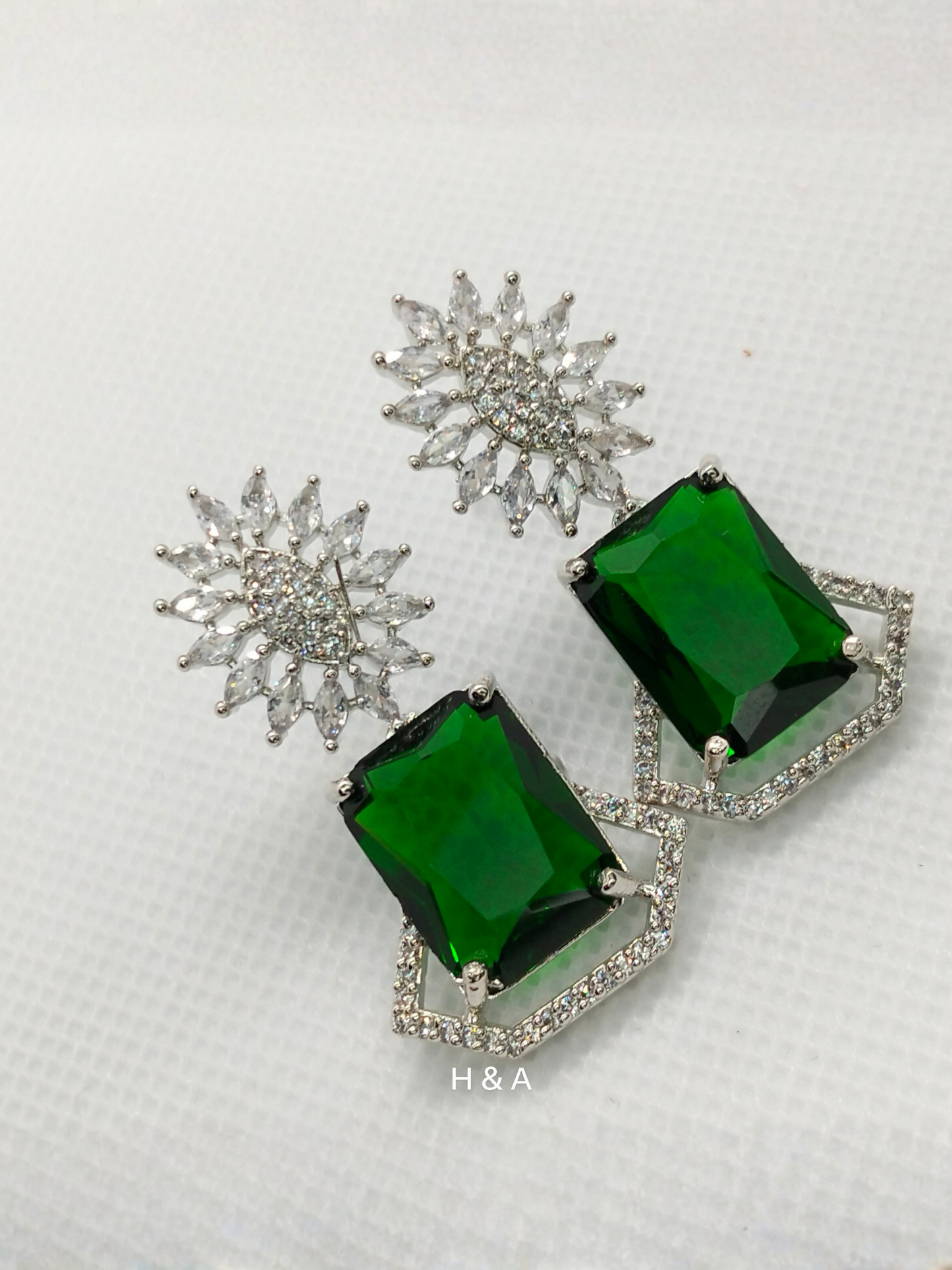 H&A Jewellery One Carat Earrings