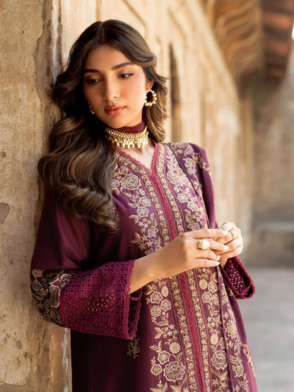 Panache Apparel Rang-e-Bahar Lawn Embroidered Stitched Suit-Almas