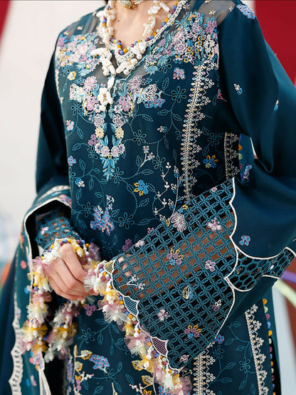 Binilyas Carnival Lawn Embroidered Stitched 3-Piece Suit-35-A