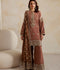Allure By IH Luxury Pret Raw Silk Embellished Stitched 3-Piece Suit-Naghma