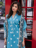 Mahnur Broadway Luxury Lawn Embroidered Unstitched 3-Piece Suit-Scarlet