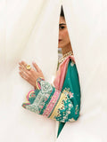 Qalamkar Qlinekari Lawn Embroidered Unstitched 3-Piece Suit-DC-08 Elida