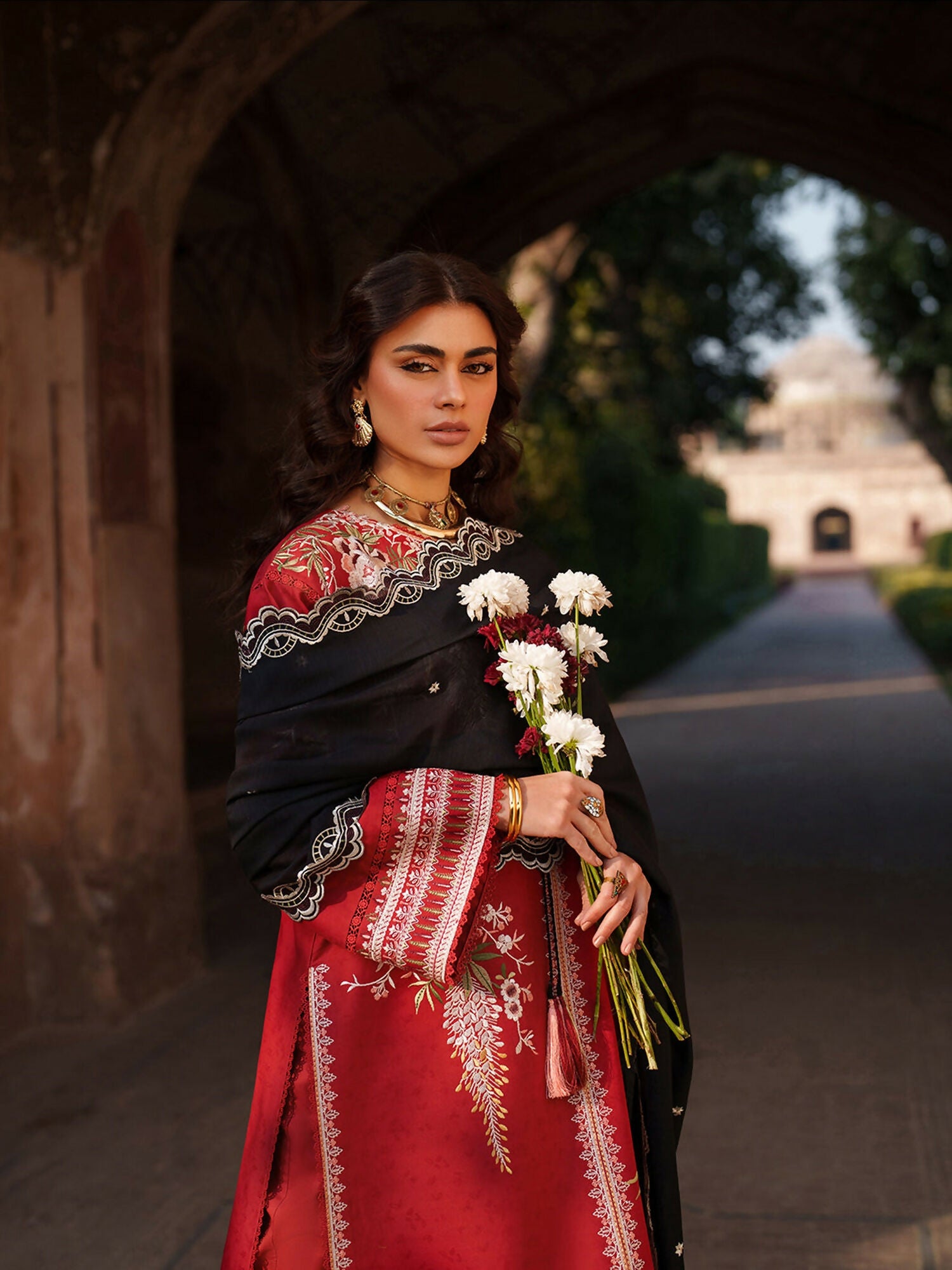 Binilyas Suroor Eid Pret'26 Lawn Embroidered Stitched 3-Piece Suit-241-B