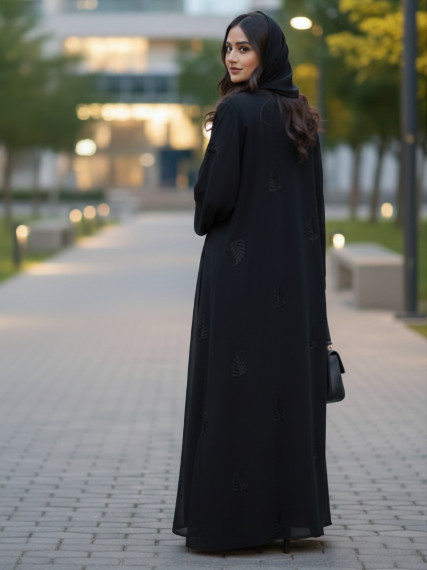 Islami Hijab Centre Haya Premium Series Imported Nida Embroidered Abaya Set