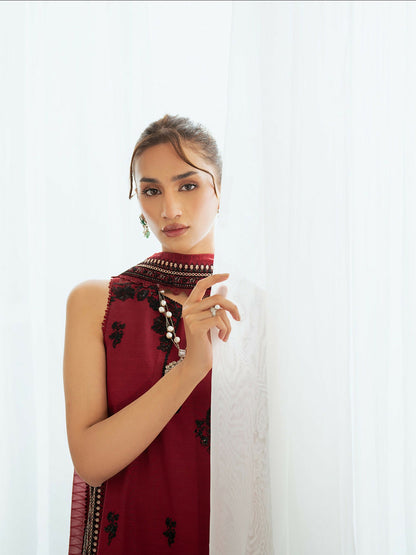 Mahnur Sera Pret'26 Jacquard Embroidered Unstitched 3-Piece Suit-SP-09