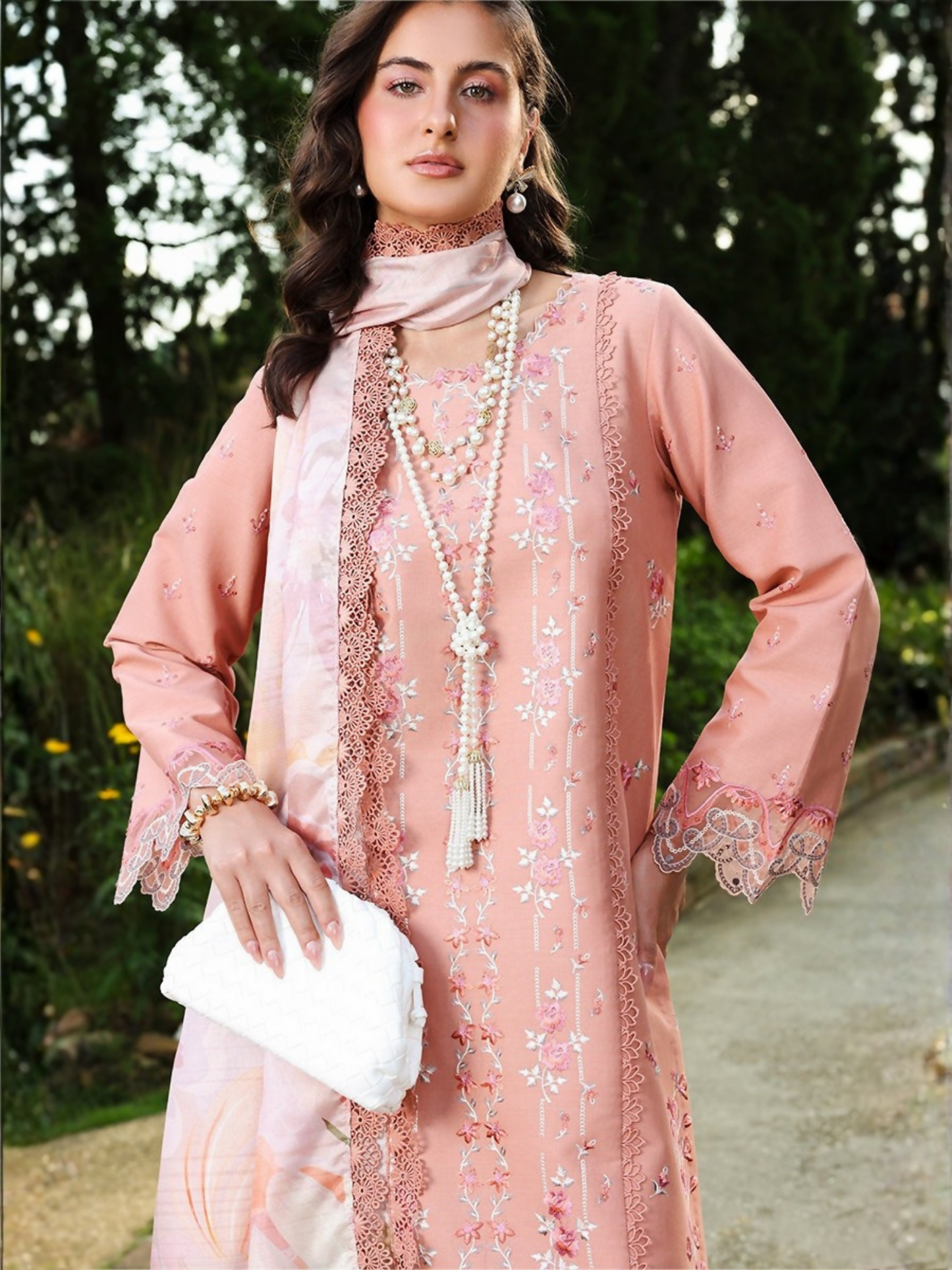 Rang Rasiya Florence Summer Edit'26 Lawn Embroidered Unstitched 3-Piece Suit-Aalen