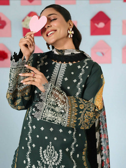 Mahnur Anaya Summer Vol 2 Lawn Embroidered Unstitched 3-Piece Suit-AN-2-18