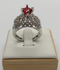 H&A Jewellery One Carat Silver Rhodium Plated Ring