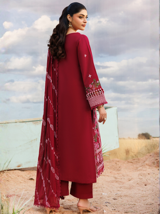 Parishay Shangrila Lawn Vol 2 Embroidered Unstitched 3-Piece Suit-ANG-05